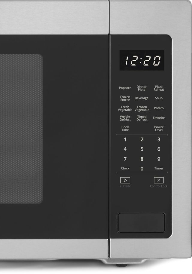 Whirlpool® 2.2 Cu. Ft. Black On Stainless Countertop Microwave 2