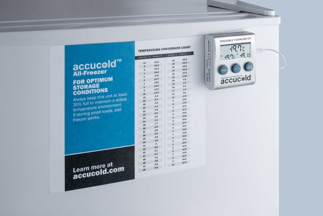 Accucold® by Summit® PLUS2 Series 1.4 Cu. Ft. White Compact All Freezer 5