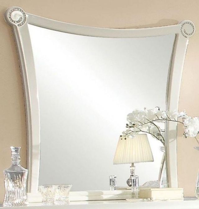 ACME Furniture Bellagio Ivory High Gloss Dresser Mirror