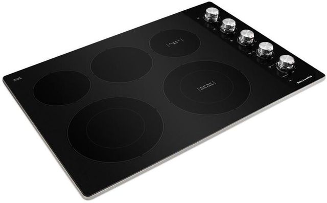 KitchenAid® 30" Stainless Steel Electric Cooktop 1