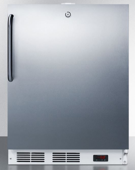 Accucold® 3.1 Cu. Ft. Stainless Steel Upright Freezer 0