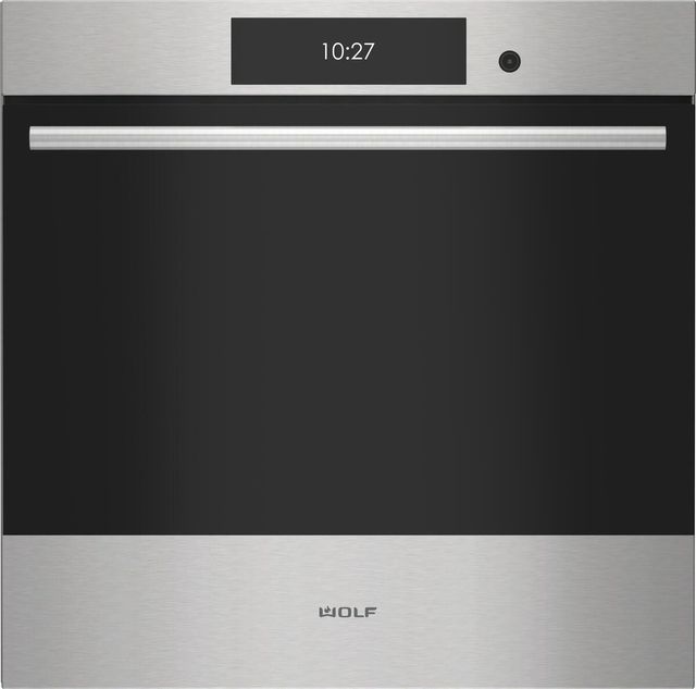 Wolf® E Series Transitional 24" Stainless Steel Single Electric Wall Oven