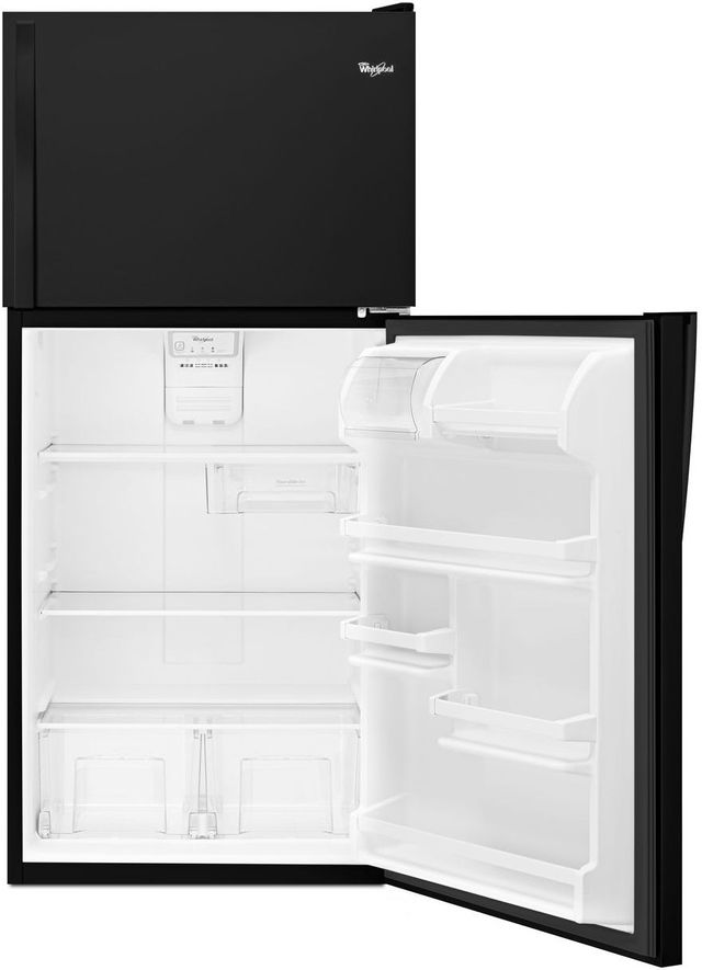 Whirlpool® 18.2 Cu. Ft. Top Freezer Refrigerator-Black 23