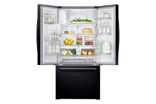 Samsung 25.5 Cu. Ft. Black French Door Refrigerator 2