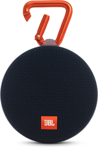 JBL® Clip 2 Black Portable Bluetooth Speaker