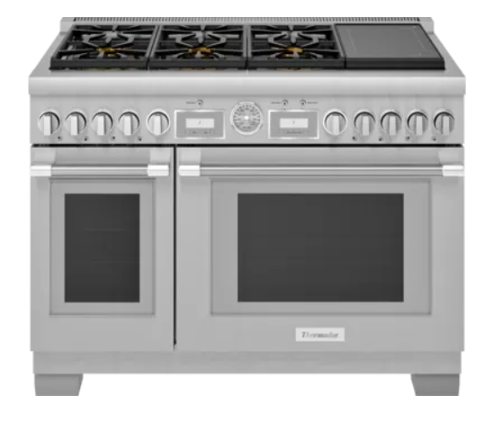 Thermador® Pro-Grand® Series 48" Stainless Steel Professional Dual Fuel Range with Induction