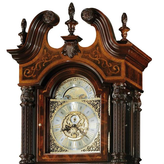 Howard Miller® The J. H. Miller II Windsor Cherry Grandfather Clock 1