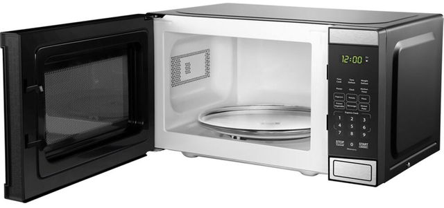 Danby® 0.7 Cu. Ft. Black with Stainless Steel Countertop Microwave 3