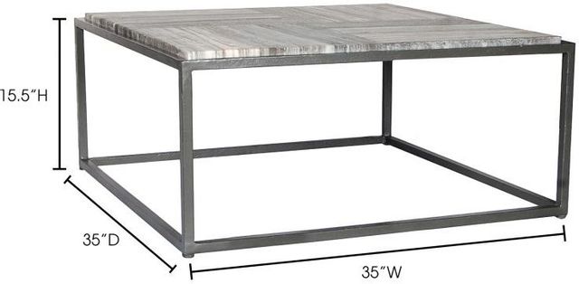 Moe's Home Collections Winslow Marble Coffee Table 3