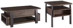 Signature Design by Ashley® Vailbry 2-Piece Brown Living Room Table Set