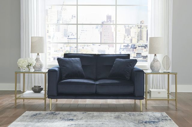 Signature Design by Ashley® Macleary Navy Loveseat 4