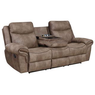 Steve Silver Co. Nashville Reclining Sofa with Dropdown Table & Power Strip