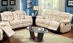 Furniture of America® Barbado 2 Piece Ivory Sofa and Love Seat
