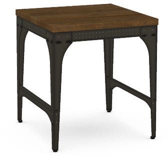 Amisco Elwood Solid Birch End Table 0