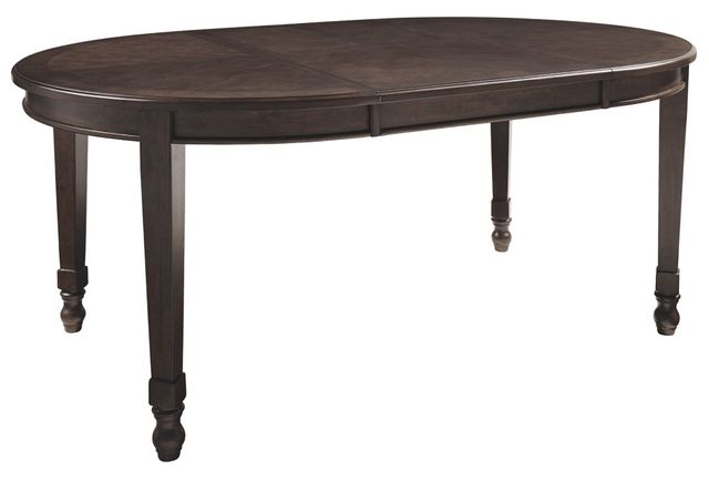Signature Design by Ashley® Adinton Reddish Brown Oval Dining Room Extension Table-0