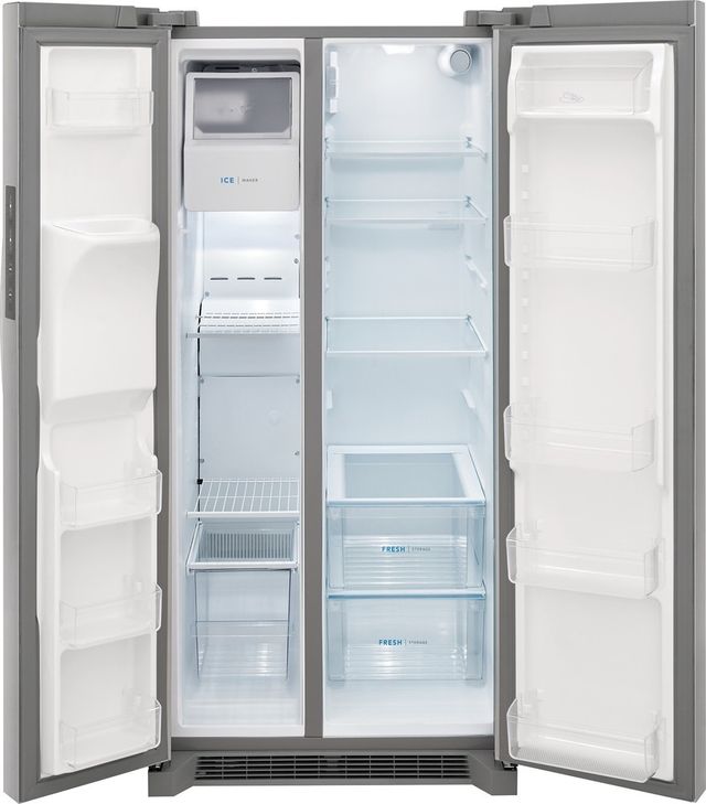 Frigidaire® 22.2 Cu. Ft. Stainless Steel Standard Depth Side-by-Side Refrigerator 1