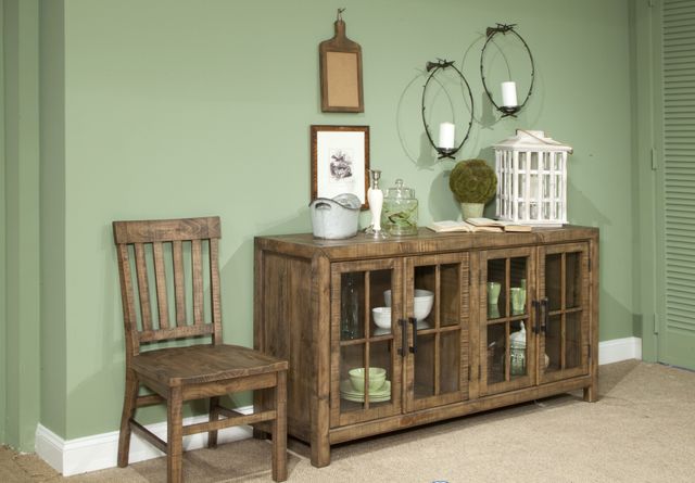Magnussen® Home Willoughby Buffet Curio Cabinet 3