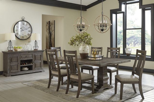 Signature Design by Ashley® Wyndahl Rustic Brown Dining Room Extension Table 5