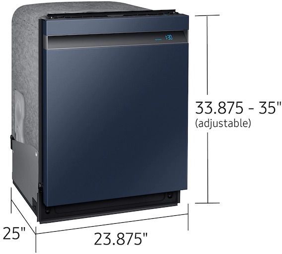 Samsung 24" Fingerprint Resistant Stainless Steel Top Control Built In Dishwasher 22