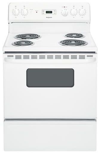 Hotpoint® 30" Free Standing Electric Range-White 10