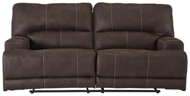 Signature Design by Ashley® Kitching Java 2 Seat Power Reclining Sofa Adjustable Headrest-1
