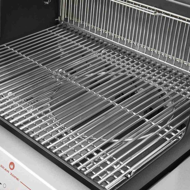 Weber® Genesis 62" Stainless Steel NG Freestanding Grill with Side Burner-2