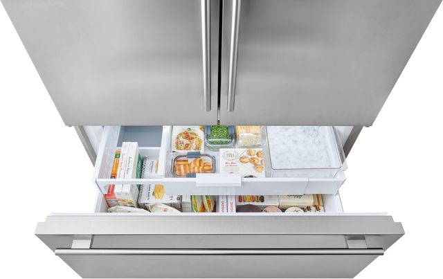 Sub-Zero® Classic Series 28.9 Cu. Ft. Stainless Steel Built In French Door Refrigerator 7