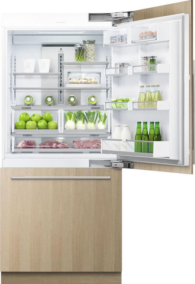 Réfrigérateur à congélateur inférieur de 36 po Fisher Paykel® de 16,8 pi³ - Prêt pour le panneau 1