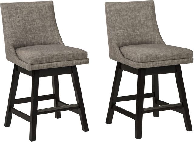 Signature Design by Ashley® Tallenger Light Gray Counter Height Stool 3