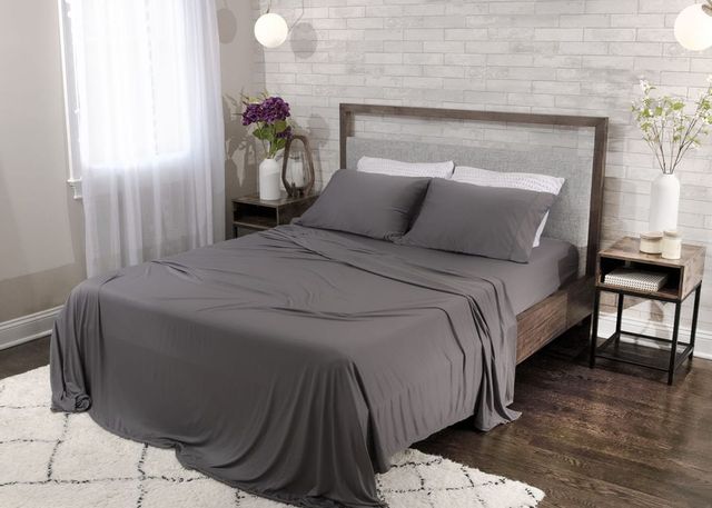 Bedgear® Dri-Tec® Performance Grey Queen Sheet Set 5