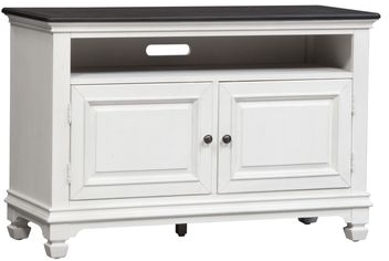 Liberty Furniture Allyson Park Wirebrushed White 46" TV console