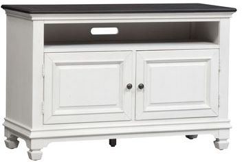 Liberty Furniture Allyson Park Wirebrushed White 46" TV console-0