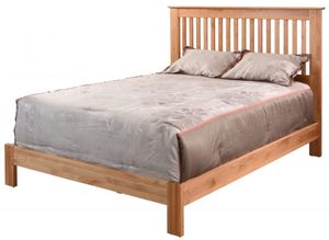 Archbold Furniture Shaker Queen Shaker Bed with Low Footboard