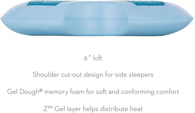Malouf® Sleep Z® Shoulder Gel Dough® + Z™ Gel King Pillow 3