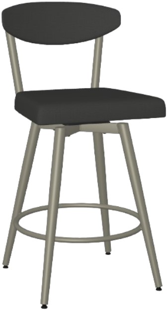 Amisco Customizable Wilbur Upholstered Swivel Counter Stool | Karvonen’s