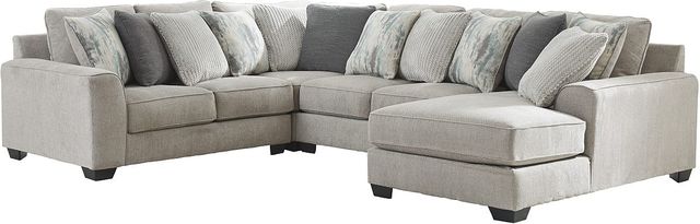 Benchcraft® Ardsley 4-Piece Pewter Sectional-0