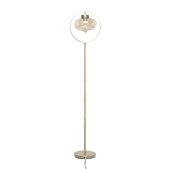 Uma Home Gold Metal Floor Lamp-2