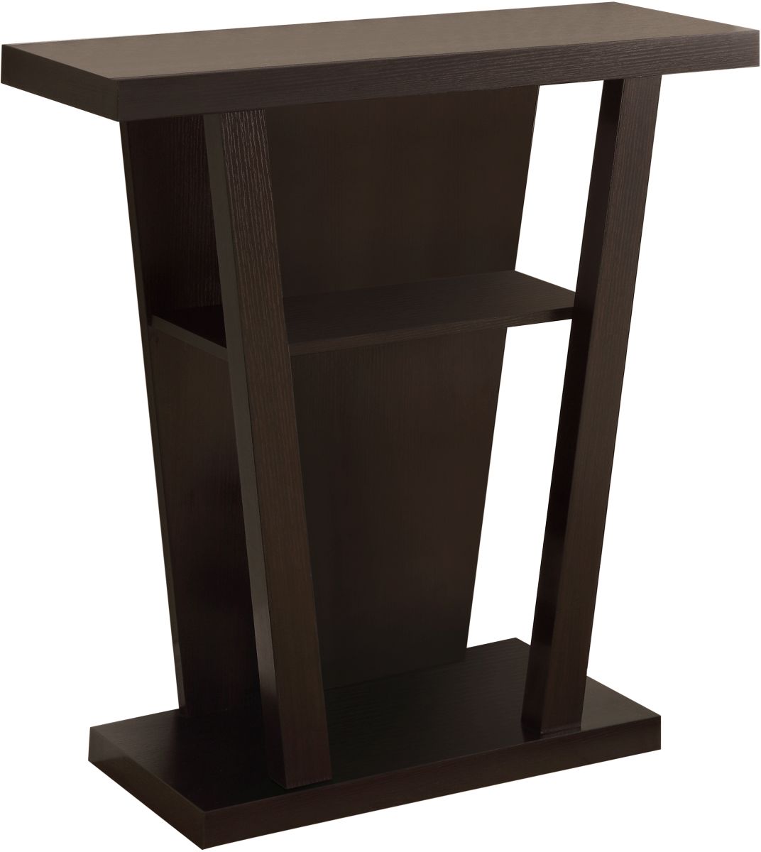 Coaster® Cappuccino 2-Shelf Console Table