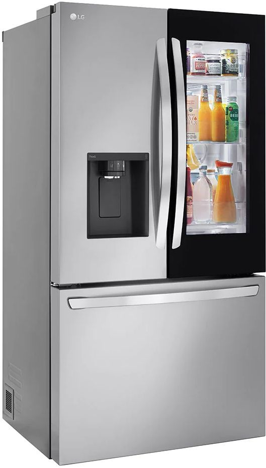 LG 27 Cu. Ft. PrintProof™ Stainless Steel Smart InstaView® Counter Depth French Door Refrigerator  4