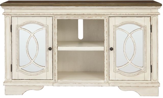 Signature Design by Ashley® Realyn Chipped White TV Stand
