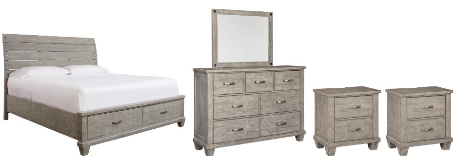 Naydell rustic deals gray dresser