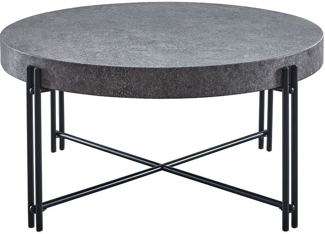 Steve Silver Co.® Morgan Grey Round Cocktail Table 0