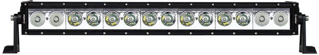 Heise® 30" Black 14 LED Single Row Curved Lightbar