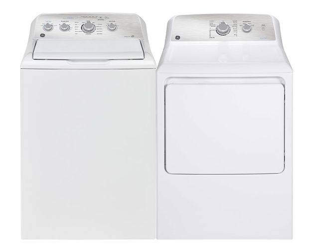GE® White Top Load Laundry Pair