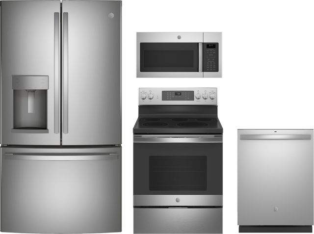 GE® 4 Piece Kitchen Package-Stainless Steel-0
