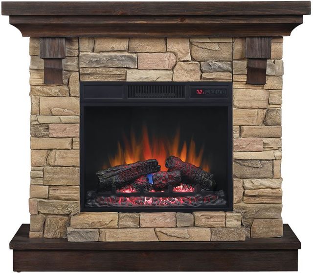 ClassicFlame® Eugene Aged Coffee Wall Mantel