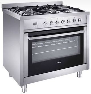 Fagor 36" Stainless Steel Free Standing Dual Fuel Range