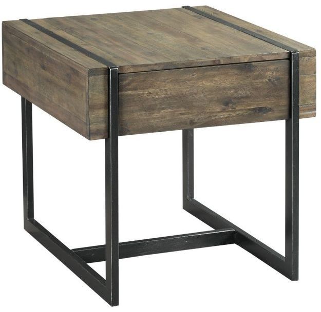 Hammary® Modern Timber Rectangular Drawer End Table.
