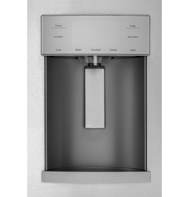 GE® 27.8 Cu. Ft. French Door Refrigerator-Black Stainless Steel 56