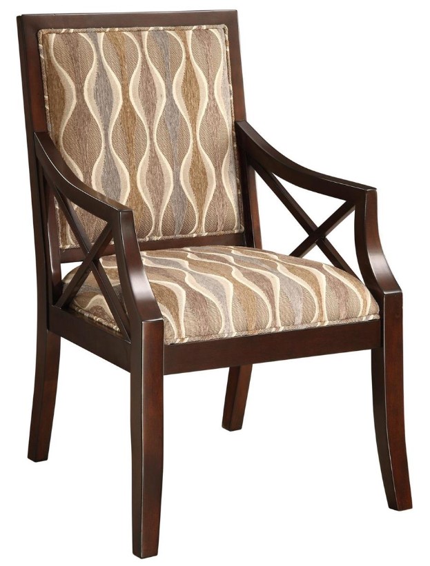 Coast2Coast Home™ Cowie Espresso/Gray Accent Chair